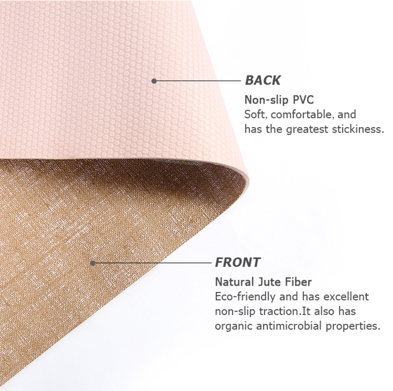PVC Linen Yoga Mat