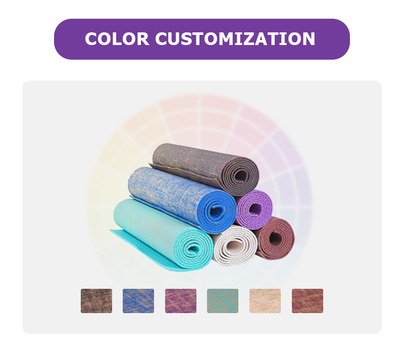 PVC Linen Yoga Mat