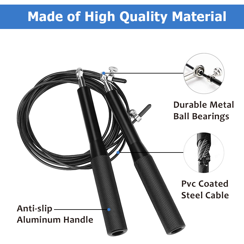 Jump Rope With Bearings Aluminum
